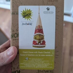 Jim Shore Grinch Gnome Figurine in Red and Green
